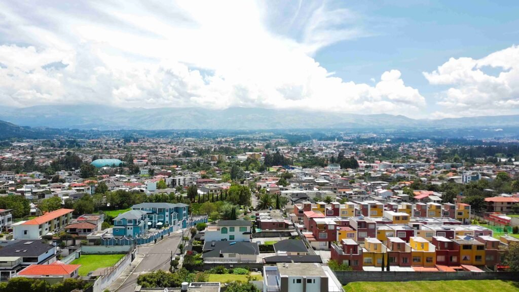 Fotografía del Valle de los Chillos tomada desde La Armenia 1